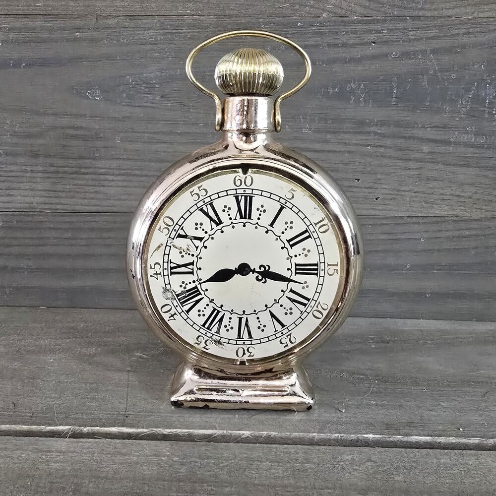Collectible VTG 1970s Avon Spicy Aftershave Gold Time Piece Pocket Watch EMPTY